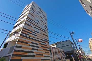 メインステージ不動前２の外観（北東側から）