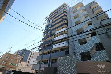 プレサンスTHE-MOTOYAMAの外観(北側から)