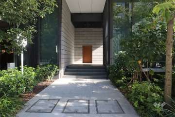 駐輪場の出入り口