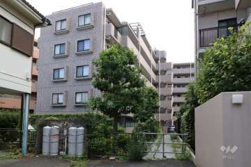 溝の口東パークホームズの外観（北側から）