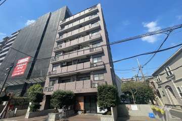 グランレーブ新丸子の外観（南側から)