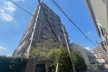 グランレーブ新丸子の外観（南東側から）　