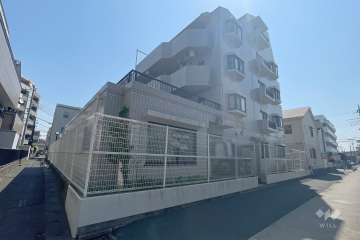 クリオ武蔵中原壱番館の外観（北西側から）　　