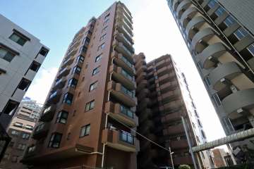 朝日パリオ武蔵小杉の外観(北西側から)