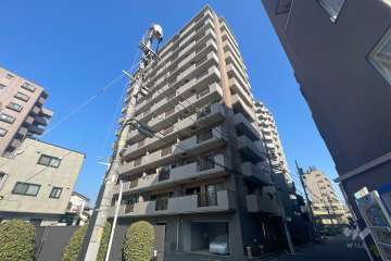 新丸子パークホームズの外観（南東側から）