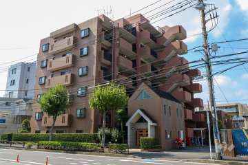 ステイツ武蔵新城モールサイドの外観(北東側から)
