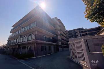 元住吉東パークホームズの外観（北東側から）