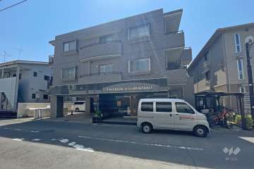 パルミナード武蔵中原の外観（北側から）