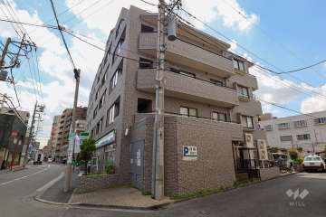 ライオンズシティ武蔵小杉の外観（北東側から）　