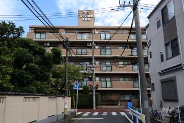 クリオ等々力緑地壱番館の外観(西側から)