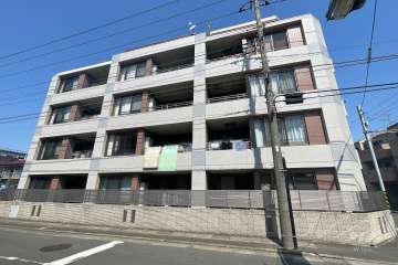 ヒルズ武蔵中原ウエストウイングの外観（南側から）