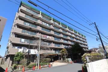 ライオンズガーデン平間四季の杜の外観（南西側から）