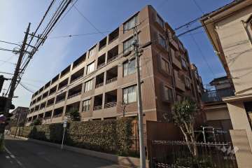 ヒルズ元住吉の外観(南東側から)