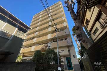 フローレンスパレス新丸子の外観（南西側から）