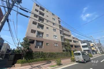 藤和シティホームズ武蔵小杉御殿町の外観（南東側から）