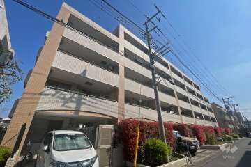 藤和シティホームズ武蔵小杉アビリアの外観（南西側から）