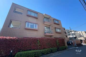 パークハウス元住吉の外観（北東側から）