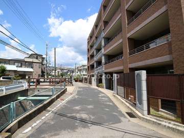 敷地南西側の前面道路