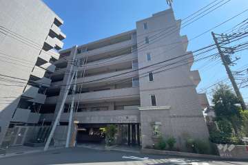 アーバンキャッスル武蔵小杉の外観（北側から）