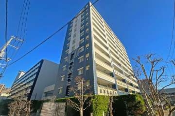 クレッセント武蔵小杉グランデイズ参番館の外観（南西側から）