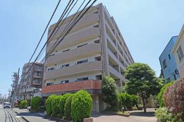 ライオンズシティ武蔵中原の外観(北西側から)