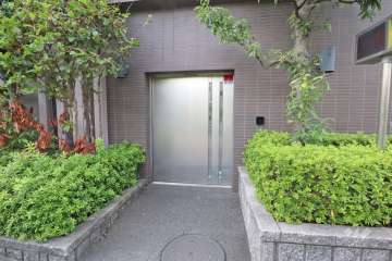 駐輪場の出入り口