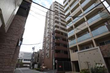 藤和シティホームズ新丸子の外観(北東側から)