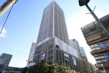 エクラスタワー武蔵小杉の外観(北西側から)