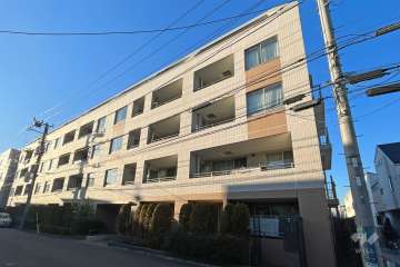 パークハウス元住吉サウスコンフォートの外観(南東側から)