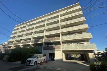 グランシーナ多摩川の外観（南東側から）