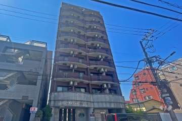 グリフィン武蔵新城ステーションプラザの外観（南東側から）