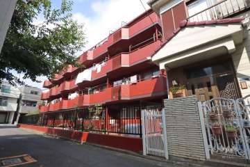 セザール武蔵新城の外観(南東側から)