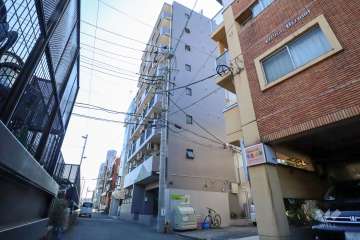ナイスアーバンスピリッツ元住吉の外観（北側から）　
