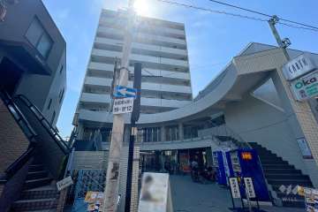 ライオンズプラザ元住吉の外観（北東側から）　