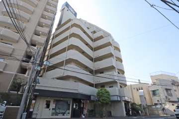 ライオンズマンション平間駅前の外観(北東側から)
