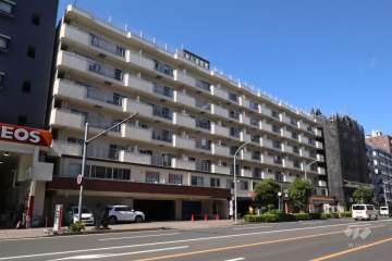 朝日多摩川マンションの外観(南東側から)