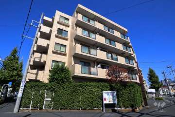 元住吉パークホームズの外観(南東側から)