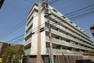 パークホームズ多摩川中丸子ウエルコートの外観（南側から）