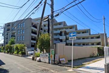 ジオイニシア武蔵小杉の外観(北東側から)