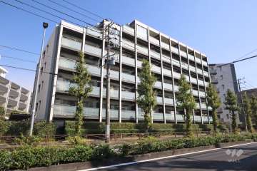 レーベン新川崎デュアリズムの外観(北西側から)