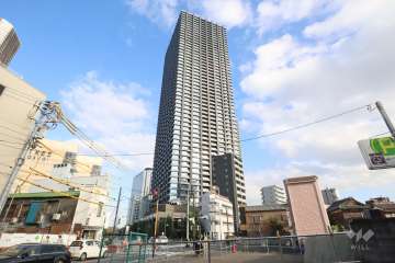 シティタワー武蔵小杉の外観(北西側から)