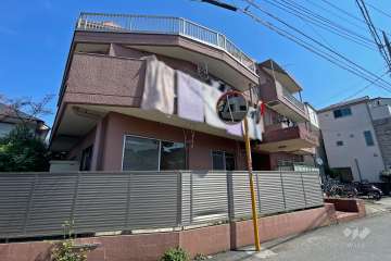 第6中原ハイツの外観（南西側から）