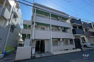 スカイコート元住吉第2の外観（北西側から）