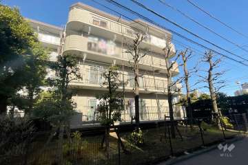 日商岩井第三武蔵小杉マンションの外観（南西側から）①