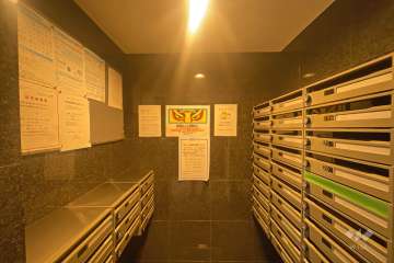 共用ポストと宅配ボックス