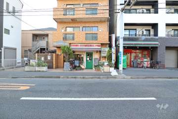 平間ロイヤルマンションの外観（北側から）　