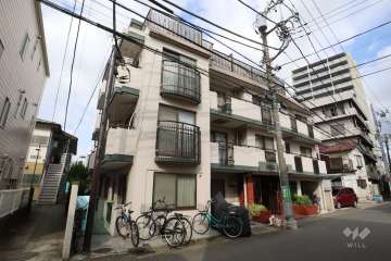 セザール武蔵中原の外観(南東側から)