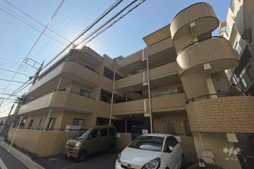 ラコスタ7元住吉の外観（北西側から）