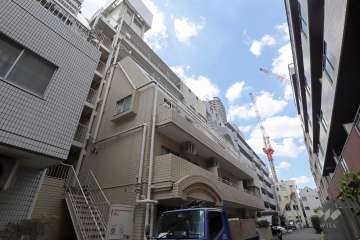 武蔵小杉マンションの外観（北東側から）