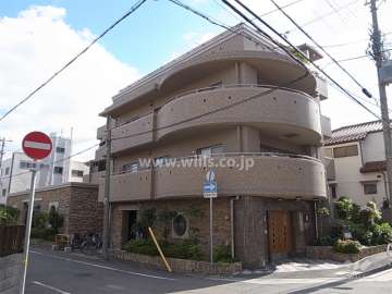プレステージ芦屋ヴァンフィエルテの外観（北西側から）